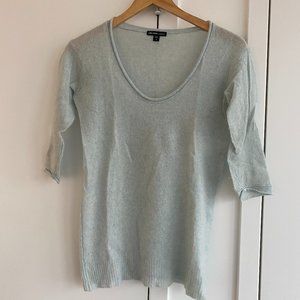 James Perse Eggshell Blue Cashmere Sweater